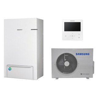 Samsung Split R32 hőszivattyú 9 kW + oldalfali Hydro egység, 1 fázis