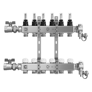 Vogel&Noot Floortec OL nemesacél osztógyűjtő 7 körös